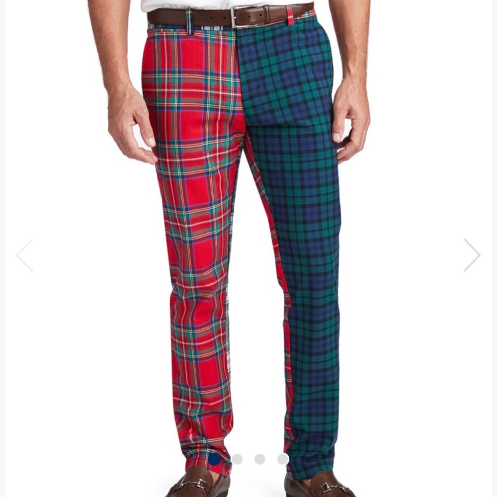 Vineyard Vines Party Tartan Plaid Pants 34x32